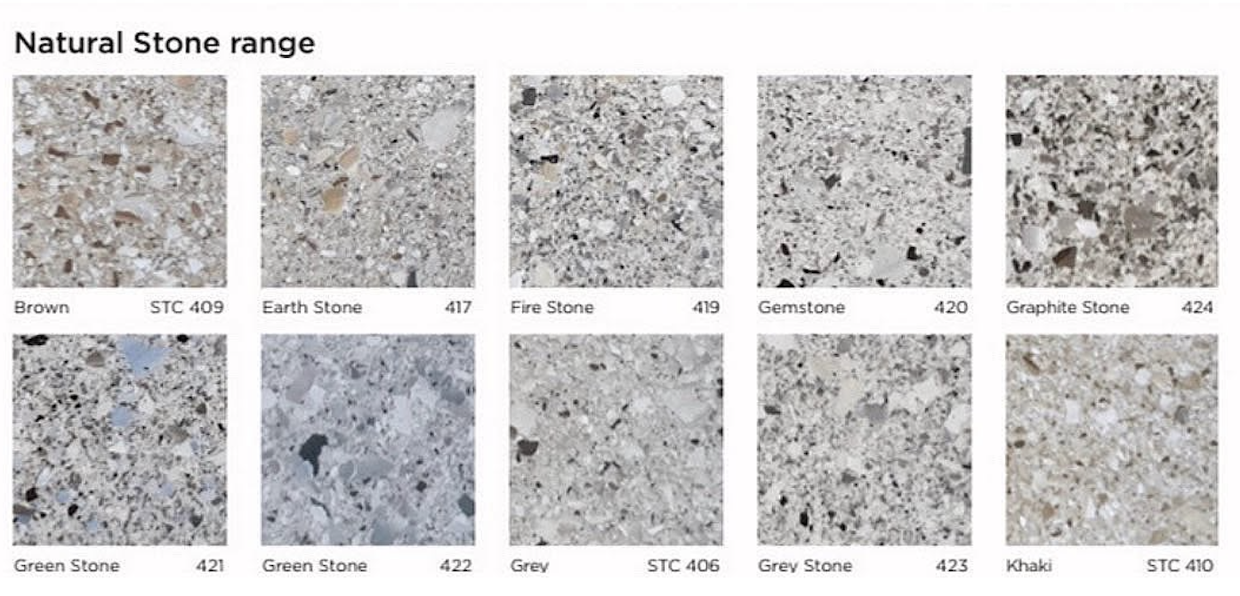 GREY EPOXY FLAKE FLOORING